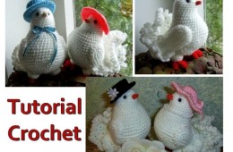 tuto colombe blanche au crochet
