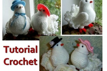 tuto colombe blanche au crochet