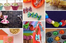 bricolage pâtes alimentaires