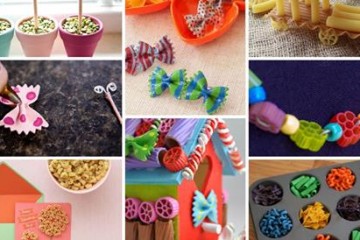 bricolage pâtes alimentaires