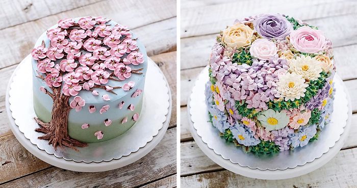 Voici 30 Gateaux Epoustouflants En Bouquet De Fleurs Pour Celebrer Le Printemps Trucs Et Astuces A Faire A La Maison