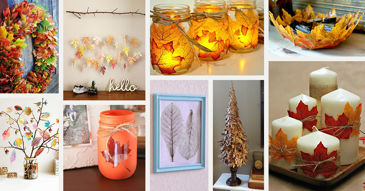 25 Id es D co DIY Avec Des Feuilles D automne Que Vous Devez Essayer 