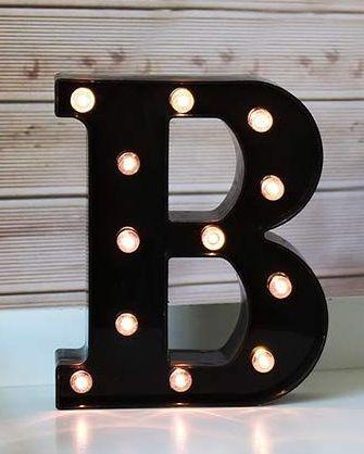 12- Alphabet Marquee Letters