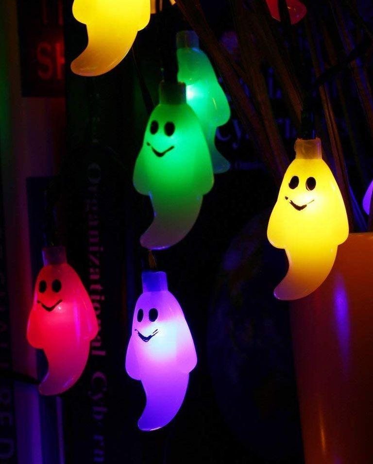 1- Multi-Color Ghost String Lights