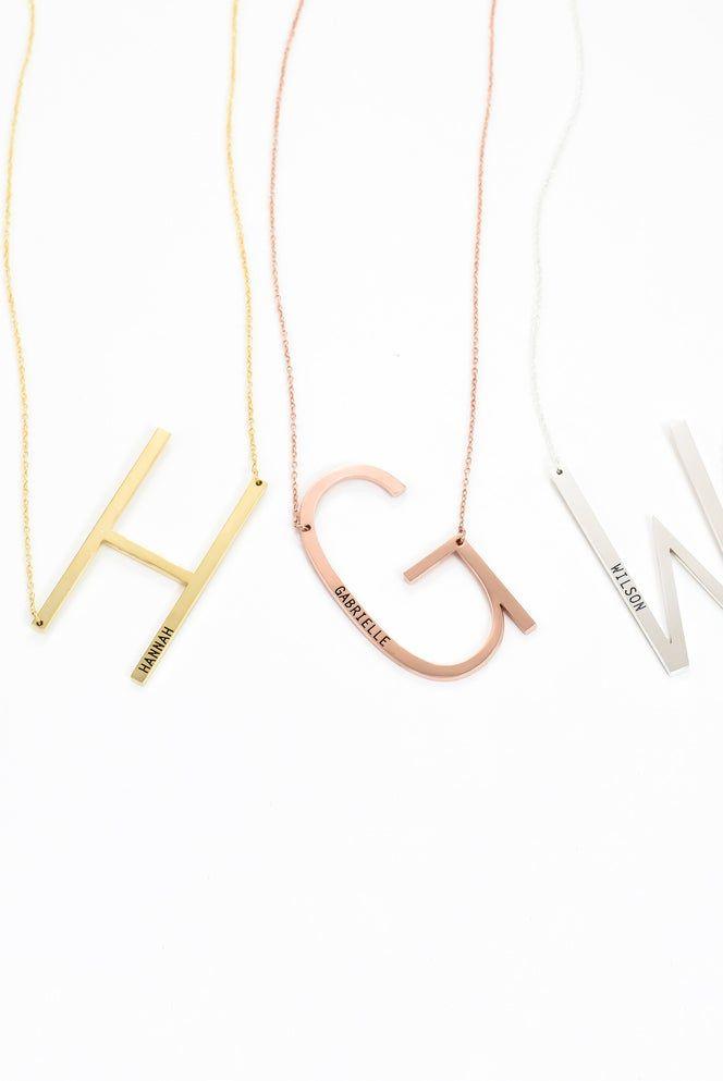 2- Initial NecklaceCAITLYNMINIMALISTetsy.com$23.62