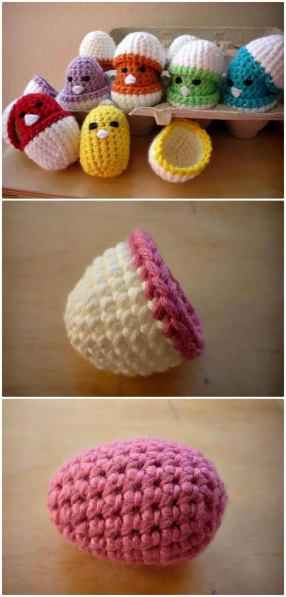 Baby-Chicks-In-Eggshell-Crochet-Pattern-1