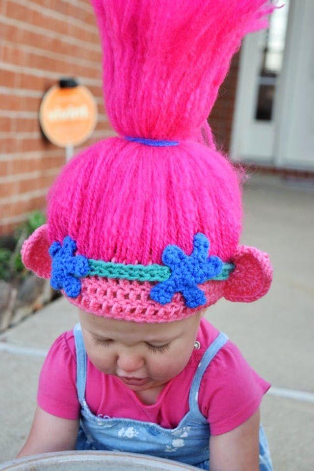Crocheter-chapeaux-enfant-Trolls-1