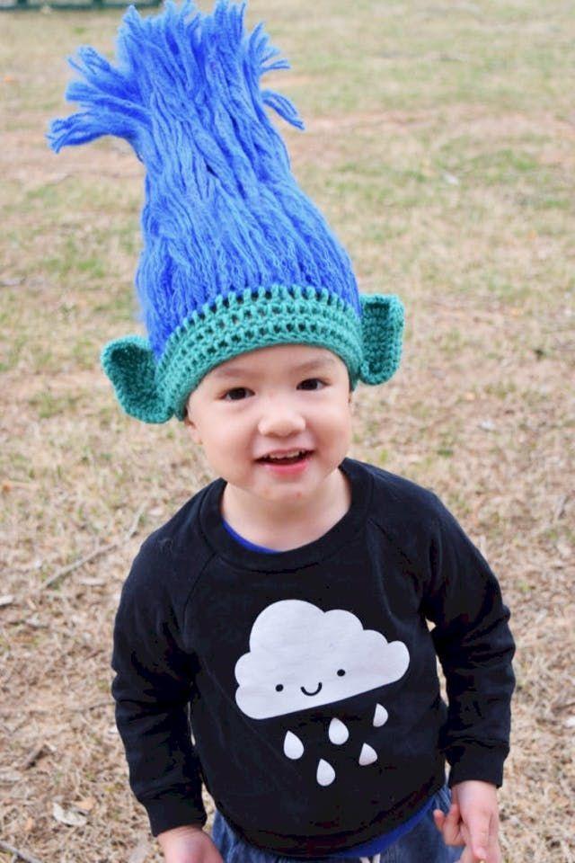 Crocheter-chapeaux-enfant-Trolls-4