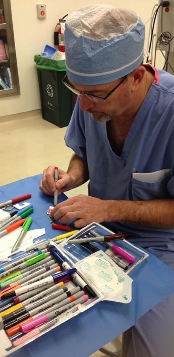 Dr.-Robert-Parry-in-the-middle-of-a-quick-draw