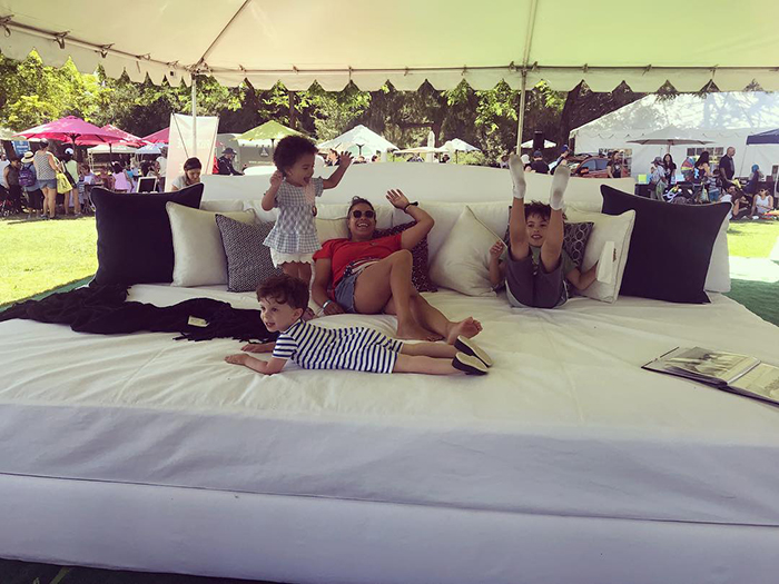 6 Family-Enjoying-the-Ace-Family-Bed-Outdoor-Exhibit