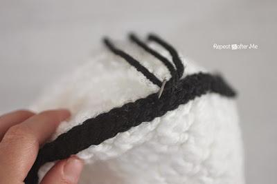 Noel-Crochet-bébé-bonnet-bonhomme-neige-6