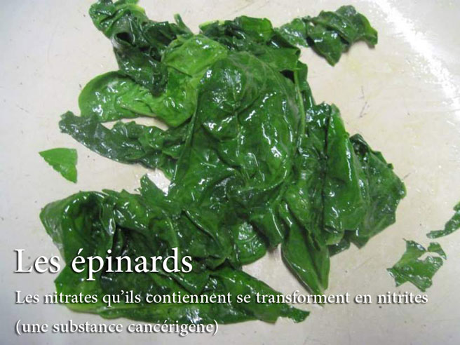 aliments-à-ne-pas-rechauffer-epinards