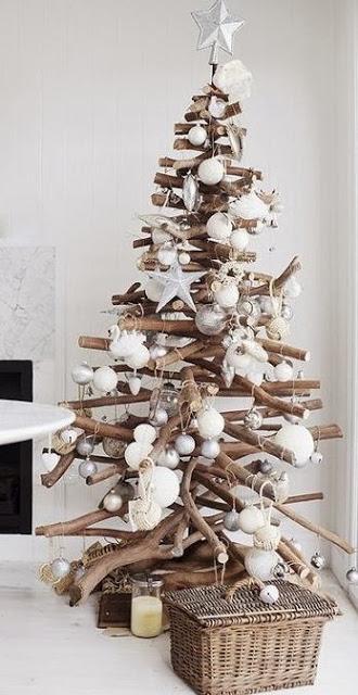 arbres-Noël-bûches-branches-9