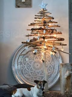 arbres-Noël-bûches-branches-998