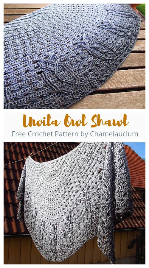 crocheter-châle-avec-chouette-2