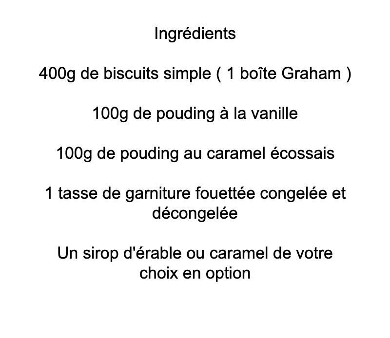 gâteau sans cuisson au caramel écossais 1