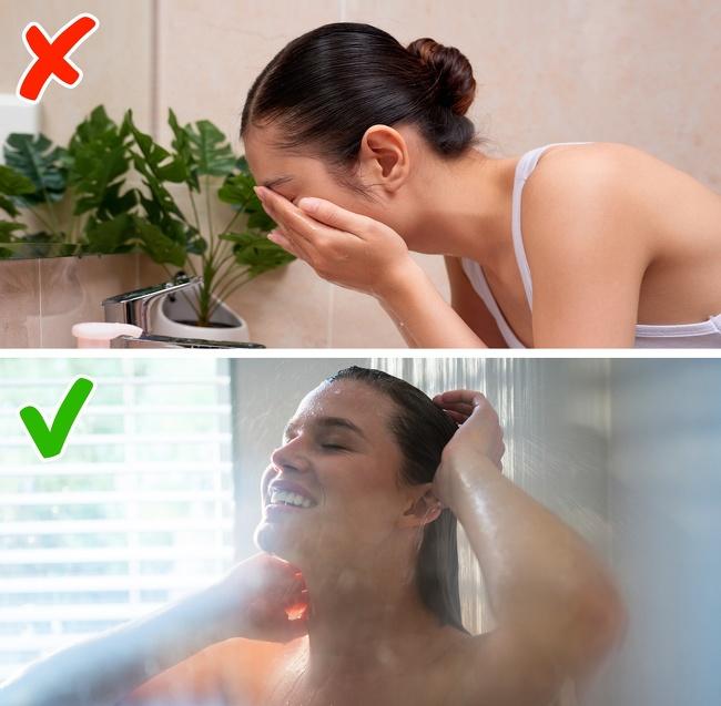 Ne pas commencer la journée avec une douche