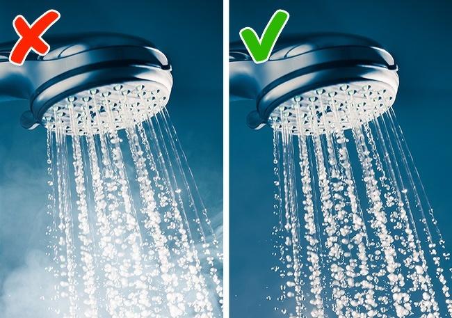 Prendre des douches chaudes 