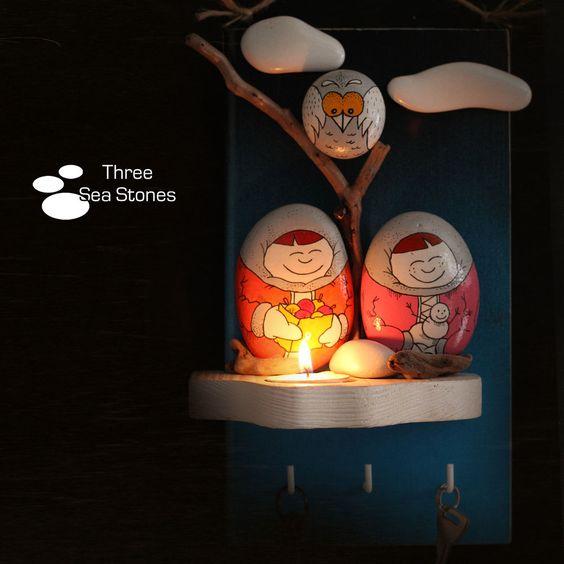 idée-de-peinture-sur-galets-pour-noël-couronne-de-noël-94