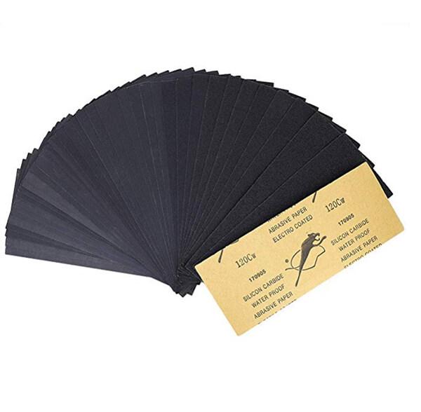 Lot de 45 papier de verre