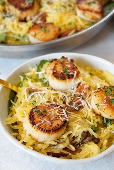 spaghetti-squash-recipes-scallops-1563472874