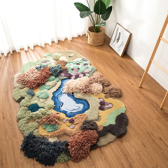 tapis-3D-fait-main-foret-1