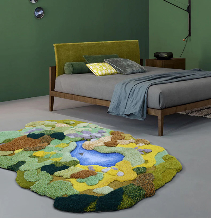 tapis-3D-fait-main-foret-91