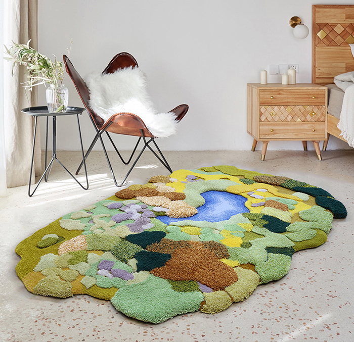 tapis-3D-fait-main-foret-93