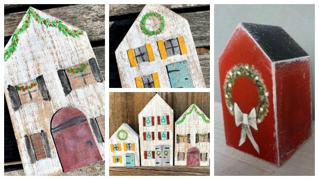 villages-Noël-morceaux-bois-6